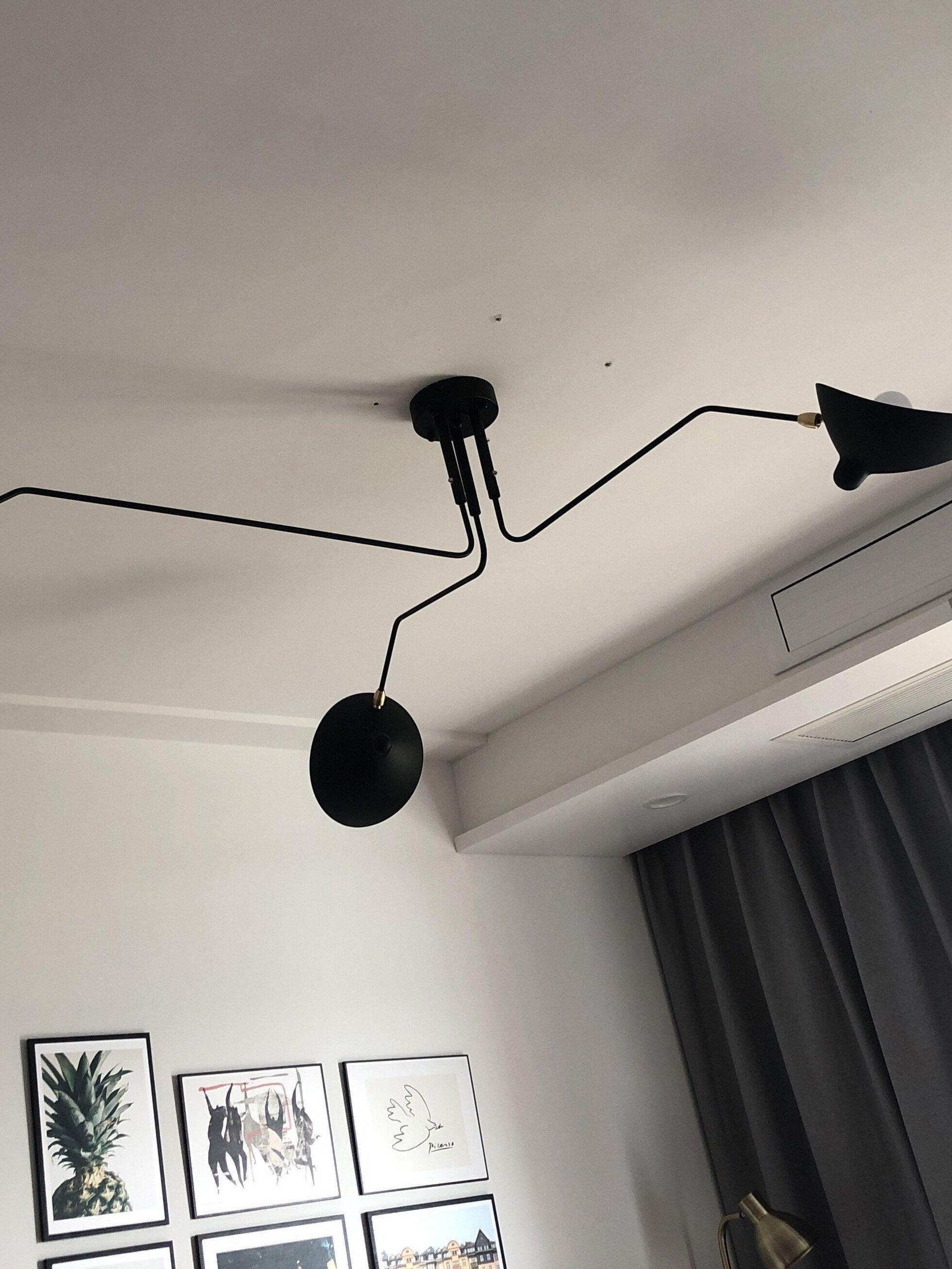 Serge Mouille Ceiling Light A - Cueteks
