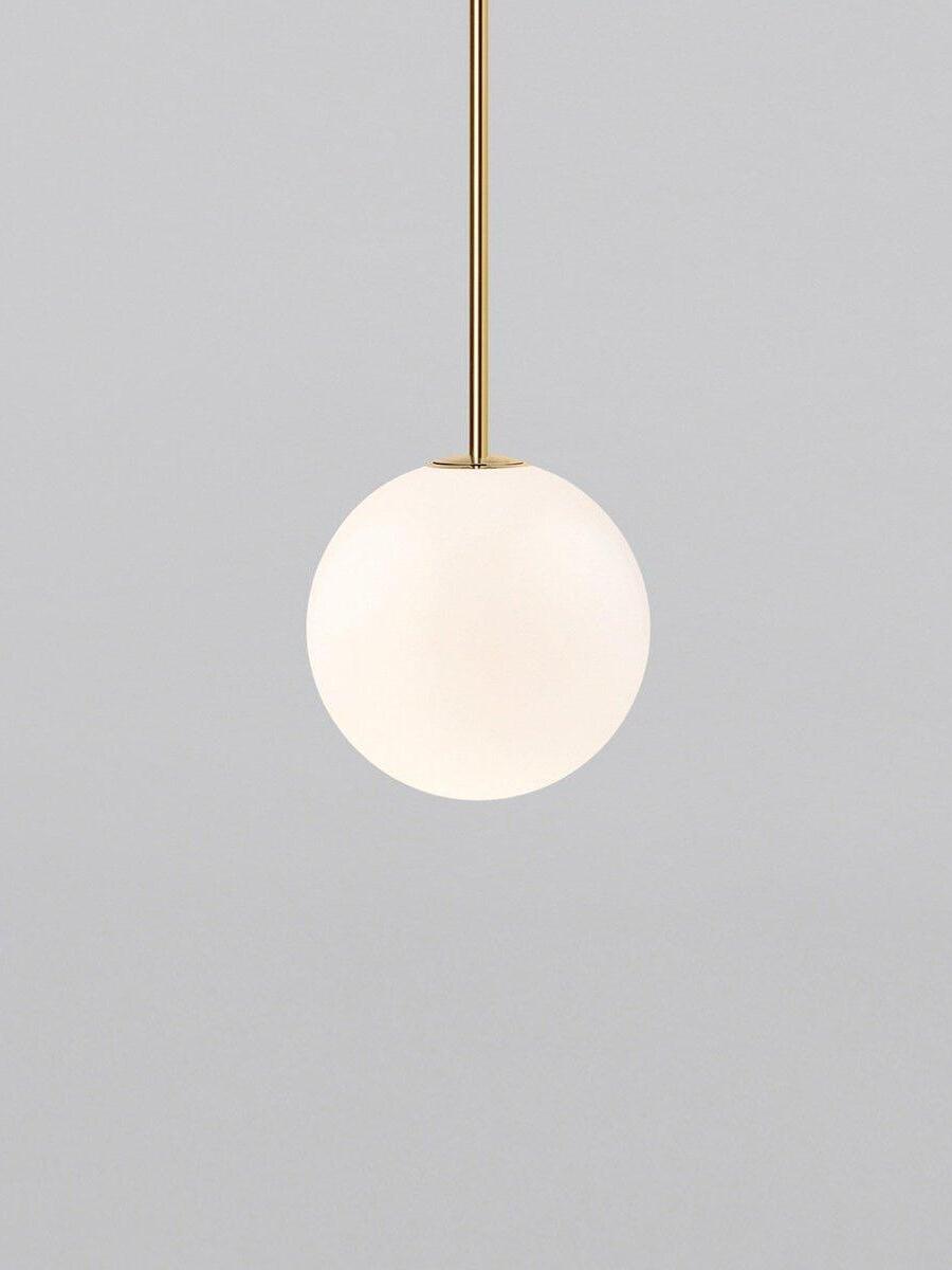 Modern Architectural Opal Glass Pendant Light - Cueteks