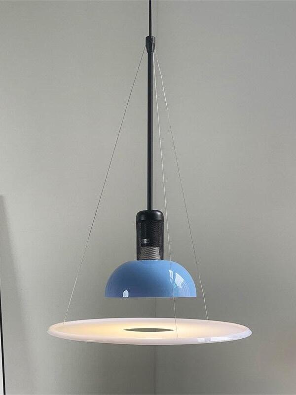 Whimsical Frisbi Flying Saucer Pendant Light - Cueteks