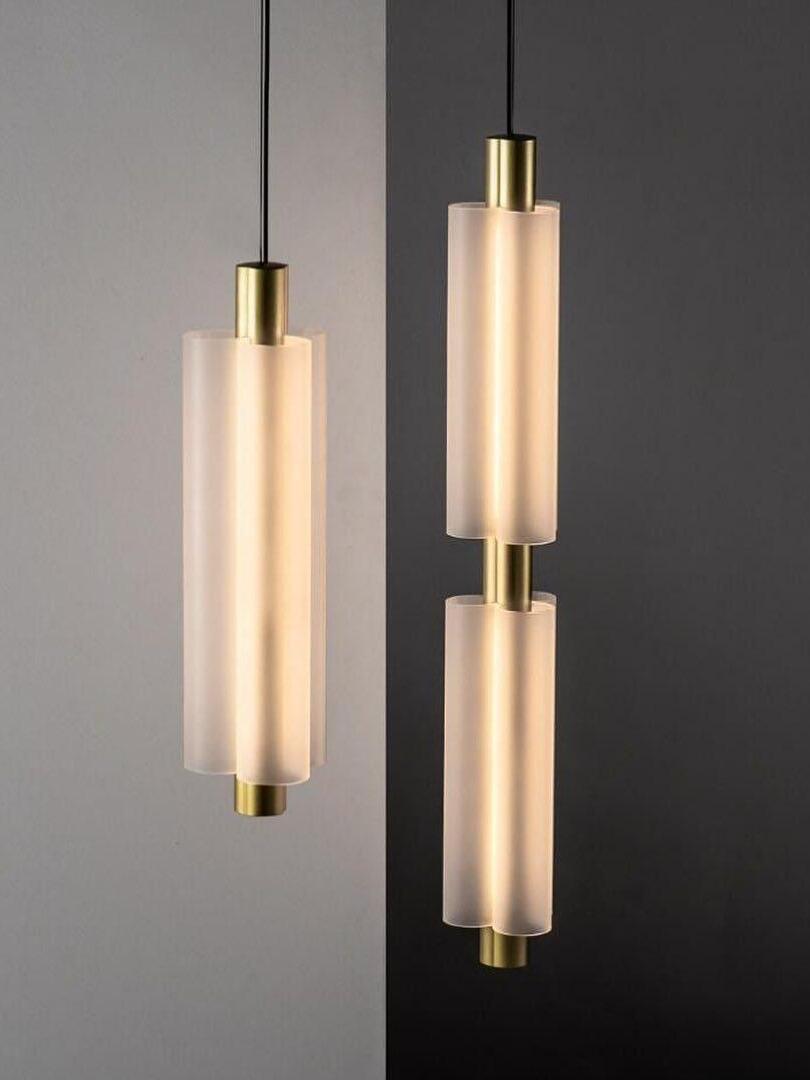 Modern Metal Metropol Linear Pendant Lamp - Cueteks