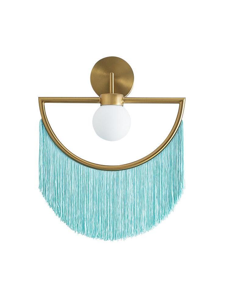 Exquisite Wink Tassel Glass Ball Wall Lamp - Cueteks