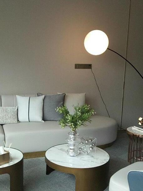 Opal Arc Floor Lamp - Cueteks