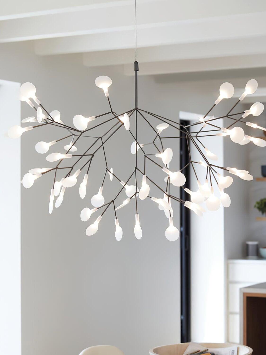 Black Heracleum Chandelier - Cueteks