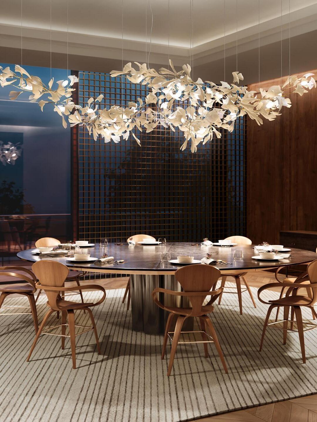 Gingko Chandelier A - Cueteks