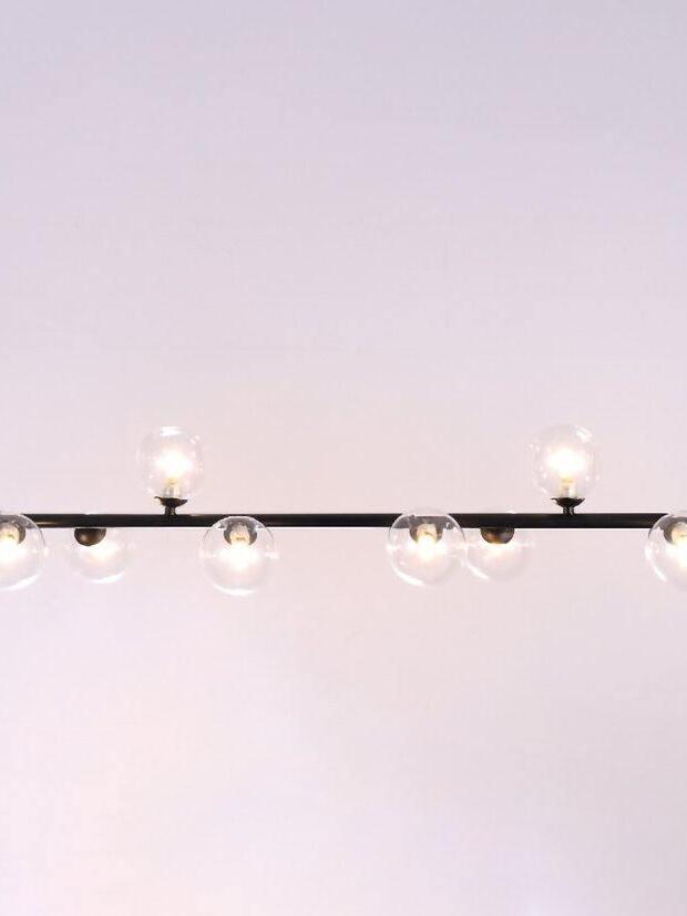 Linear Air 73 Glass Ball Pendant Lamp - Cueteks