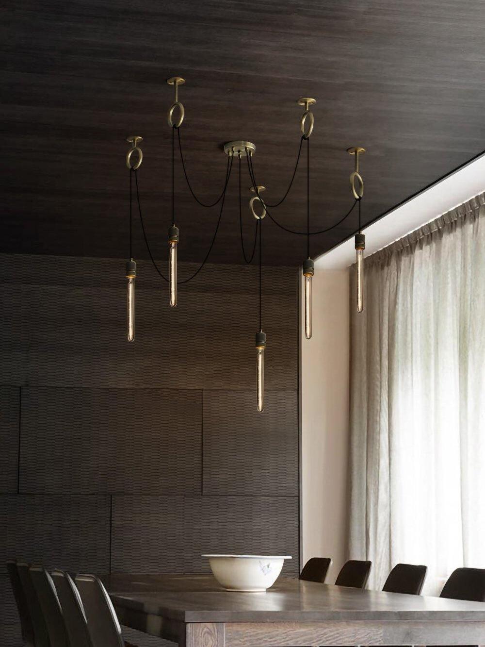 Industrial Spider Chandelier - Cueteks