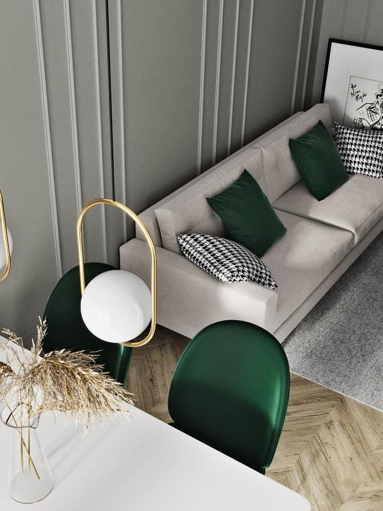 Mila Brass Pendant Light - Cueteks