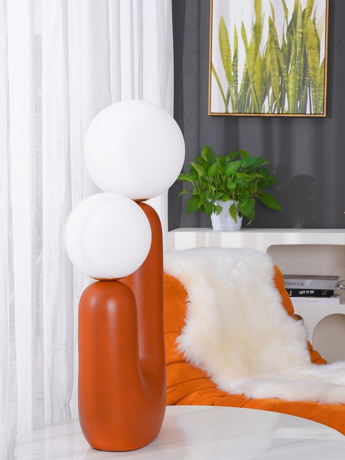 Macaroon Oo Ceramics Cactus Table Lamp - Cueteks