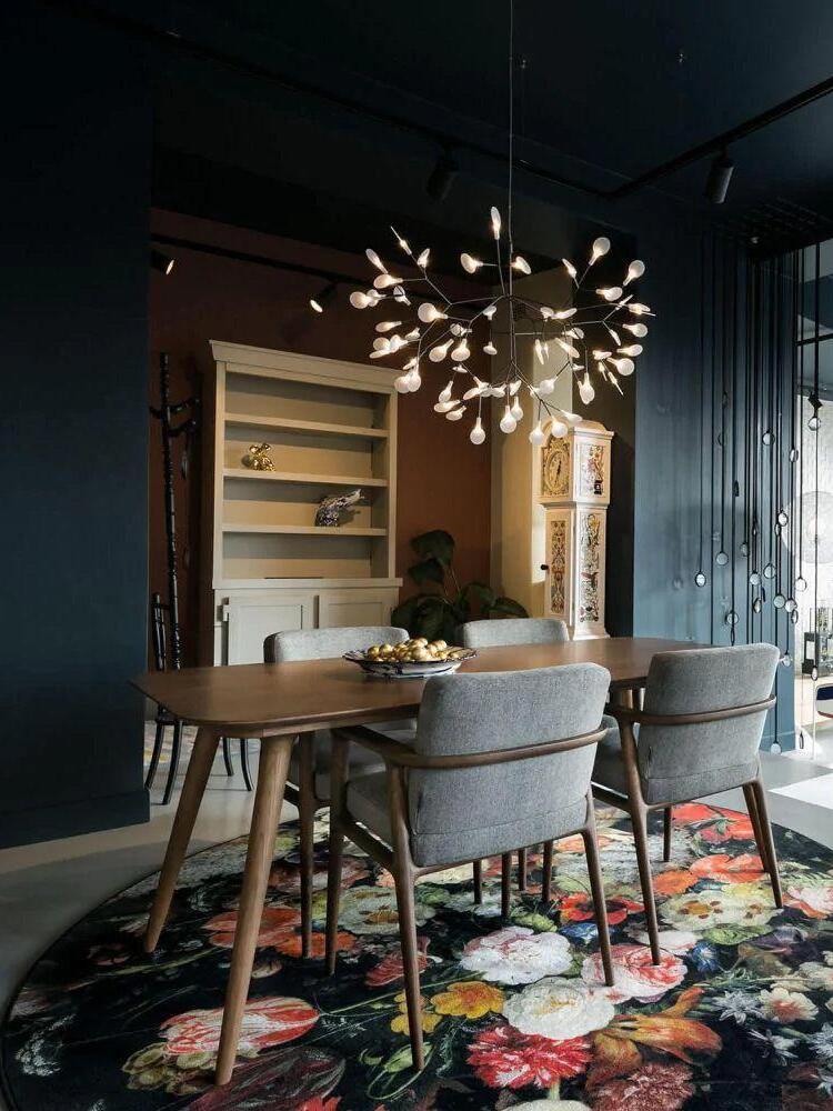 Black Heracleum Chandelier - Cueteks