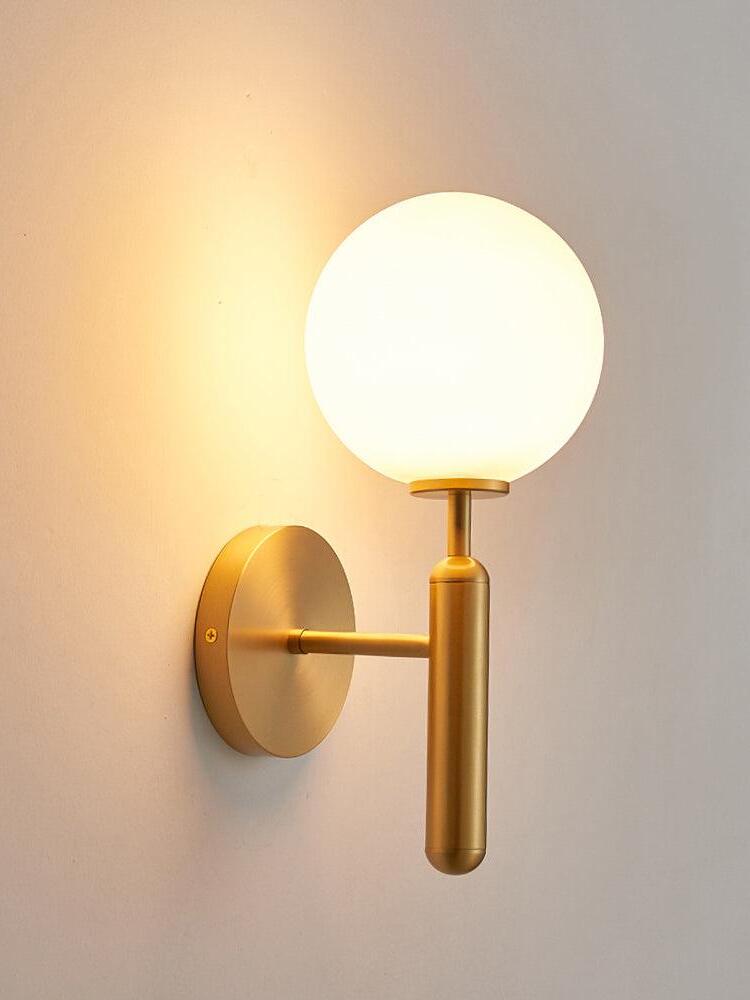Luxury Miira Glass Ball Bedroom Wall Light - Cueteks