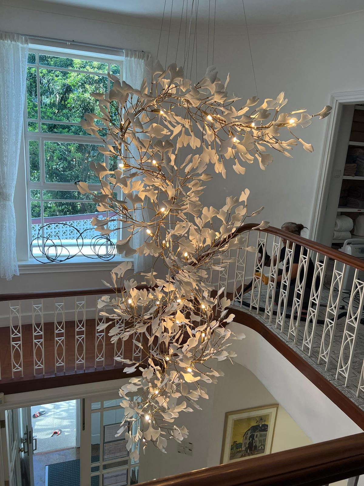 Gingko Chandelier F - Cueteks