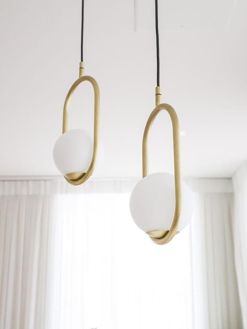 Mila Brass Pendant Light - Cueteks