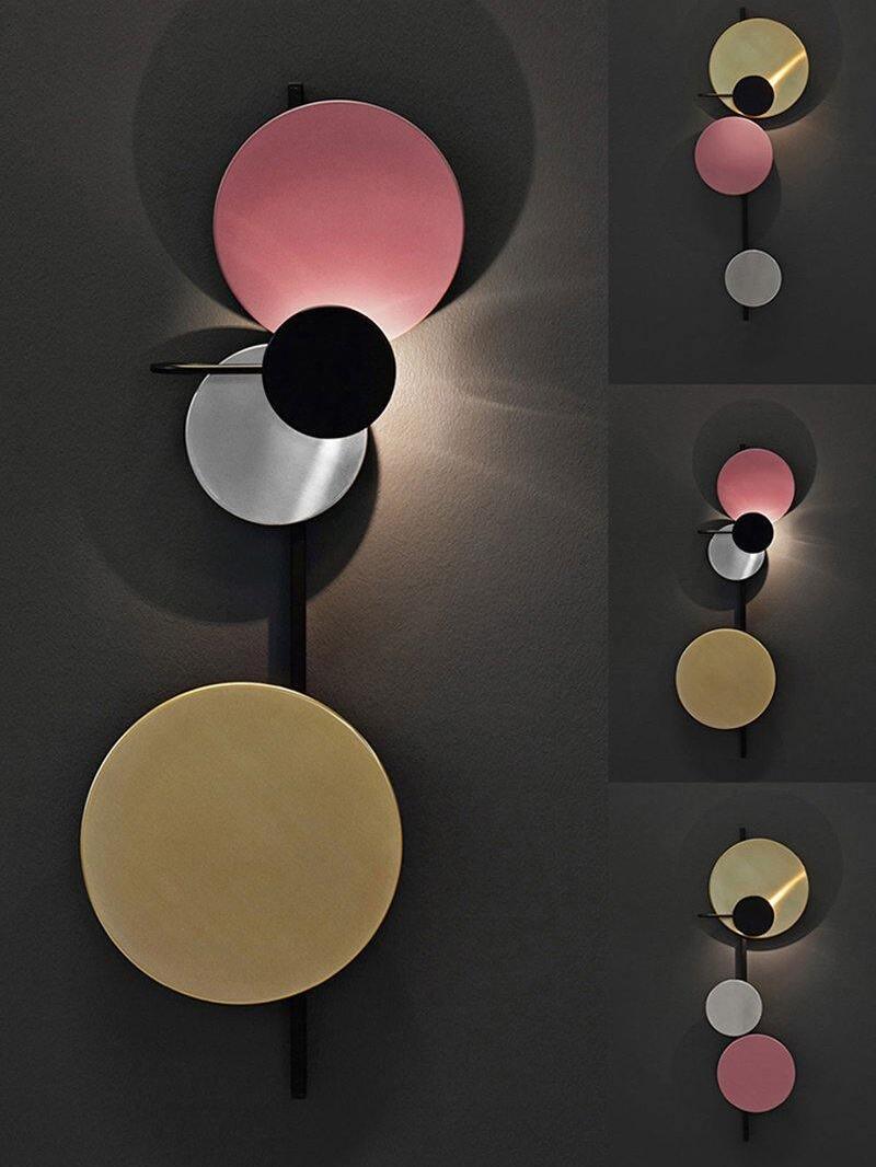 Macaroon Planet Disc Creative Wall Lamp - Cueteks