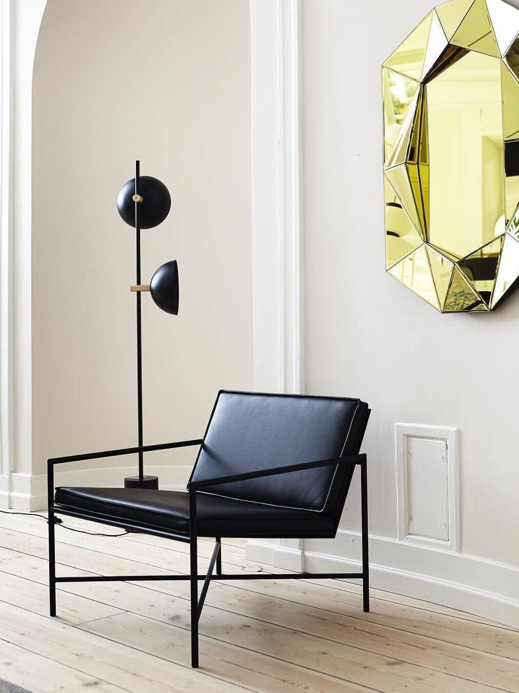 Industrial Black Bowl Shape Studio Floor Lamp - Cueteks