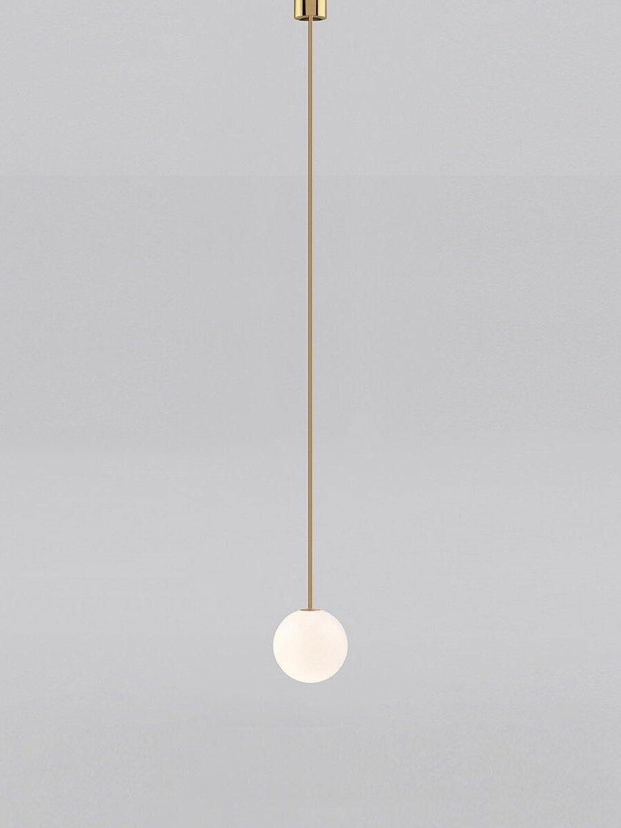 Modern Architectural Opal Glass Pendant Light - Cueteks