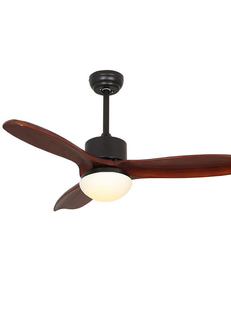 Vintage Wooden Harborough 3 Ceiling Fan Light - Cueteks