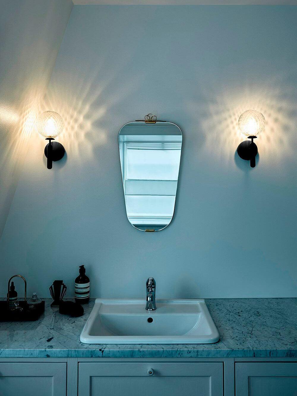 Luxury Miira Glass Ball Bedroom Wall Light - Cueteks