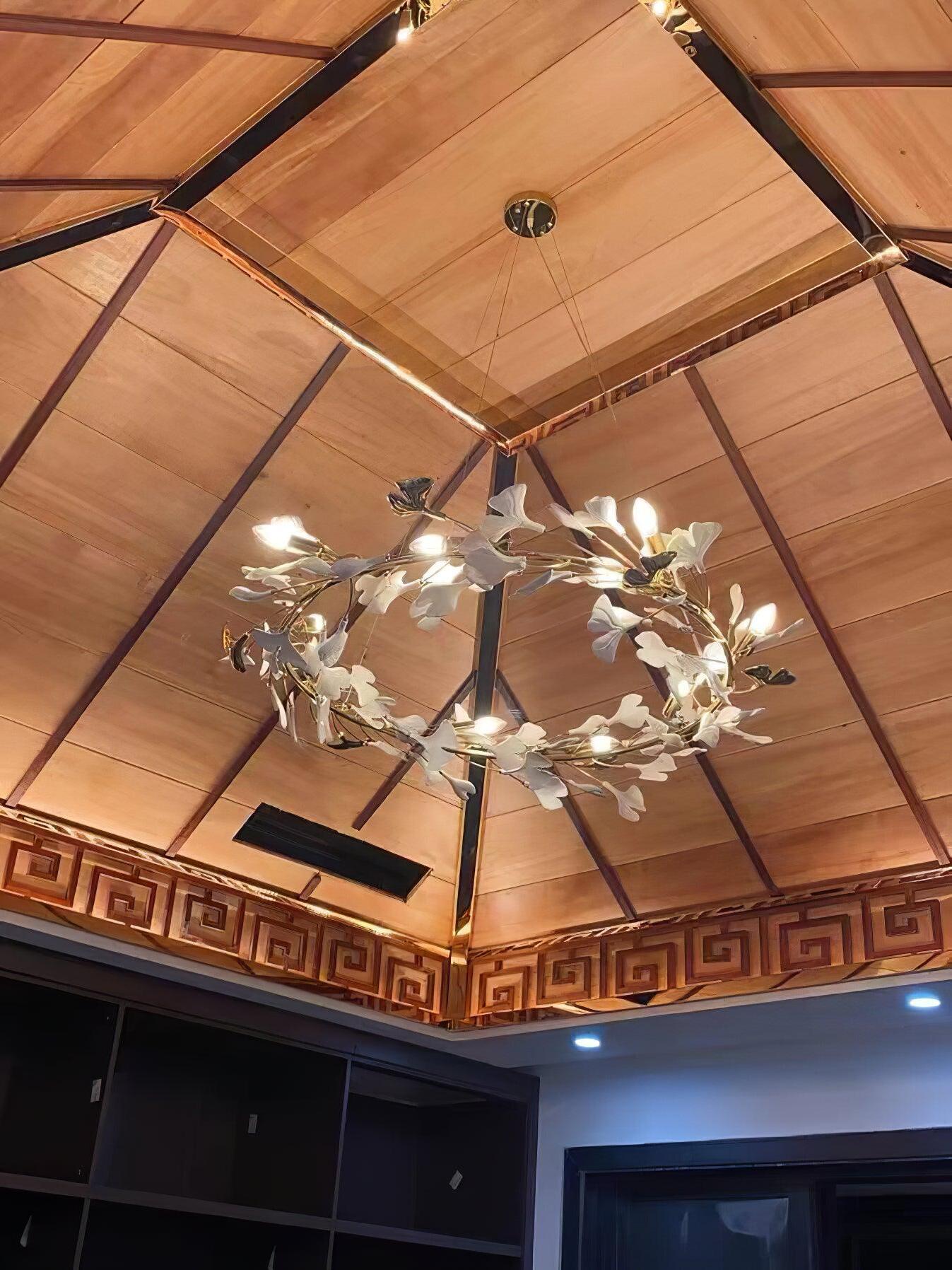 Gingko Chandelier U - Cueteks