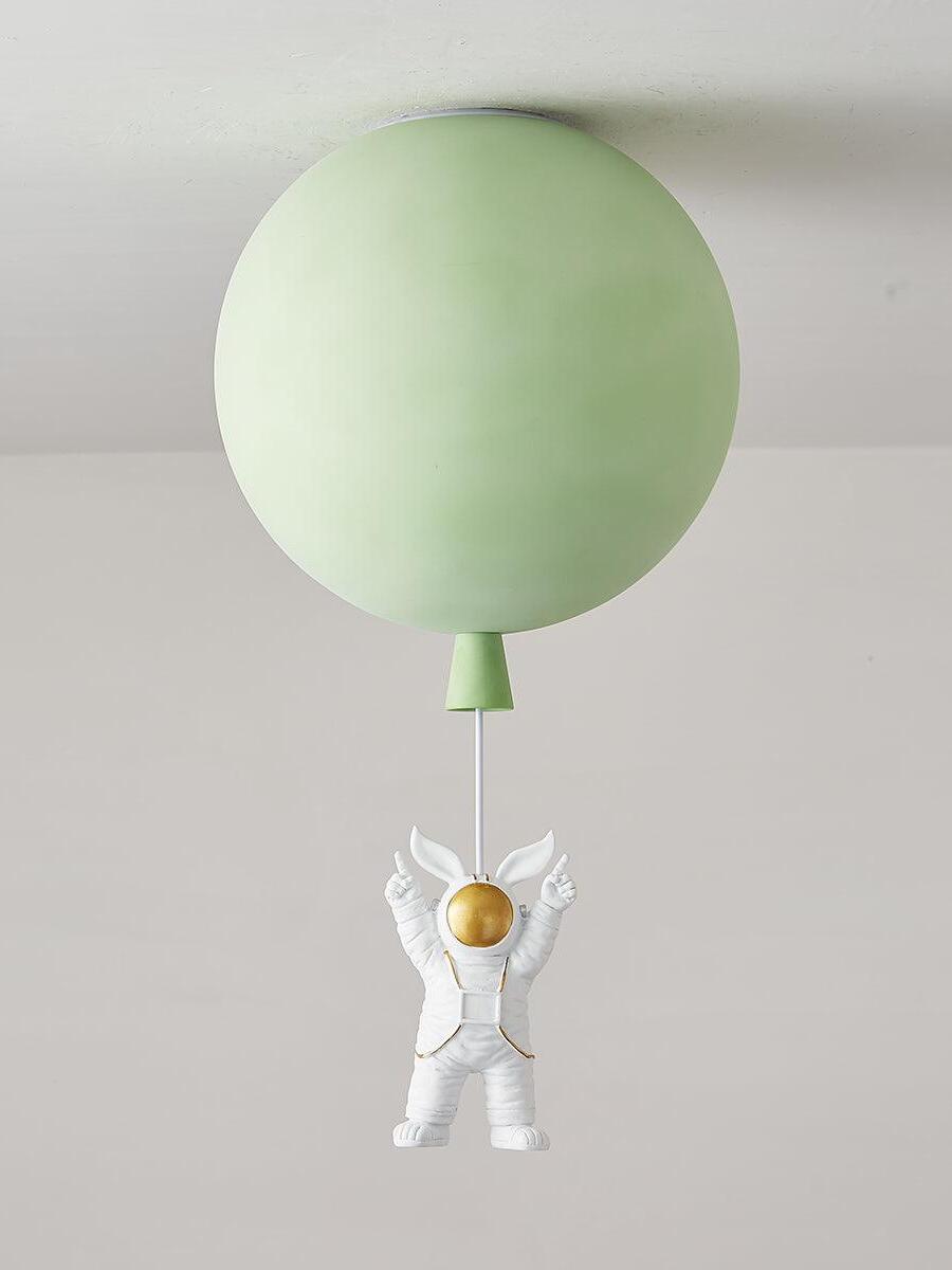 Creative Frosted Balloon Astronaut Children Ceiling Light - Cueteks