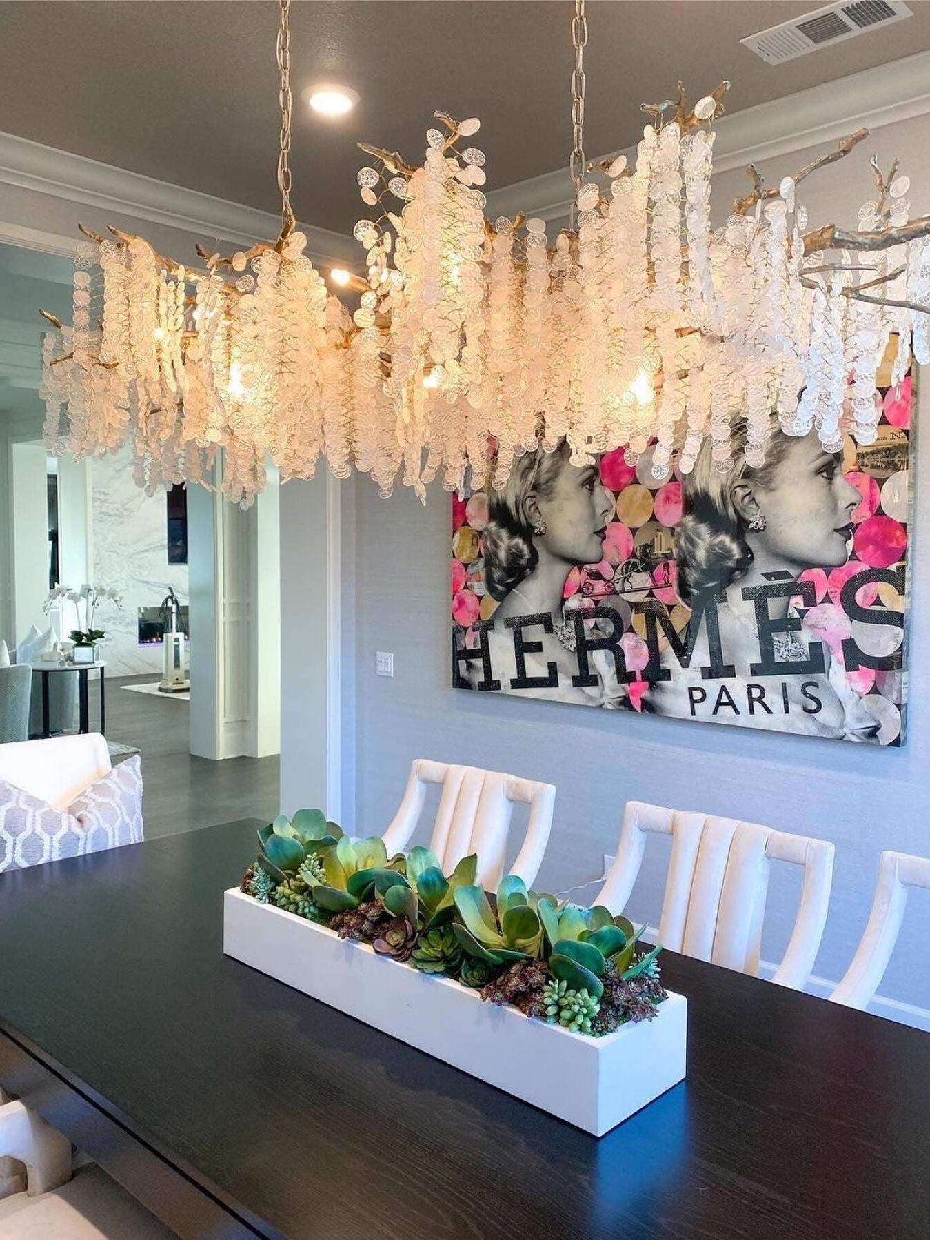Shiro Noda Crystal Chandelier - Cueteks