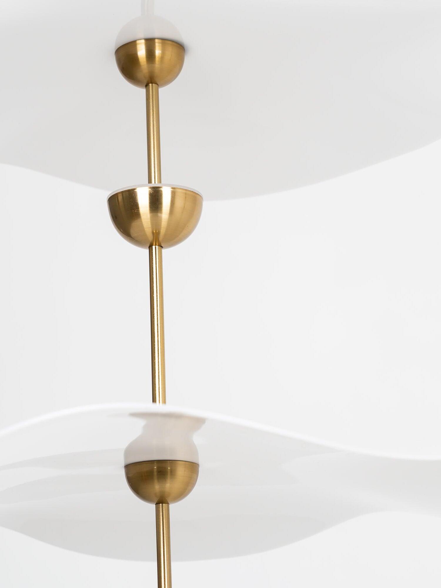 Envolee Double Biscuit Pendant Light - Cueteks