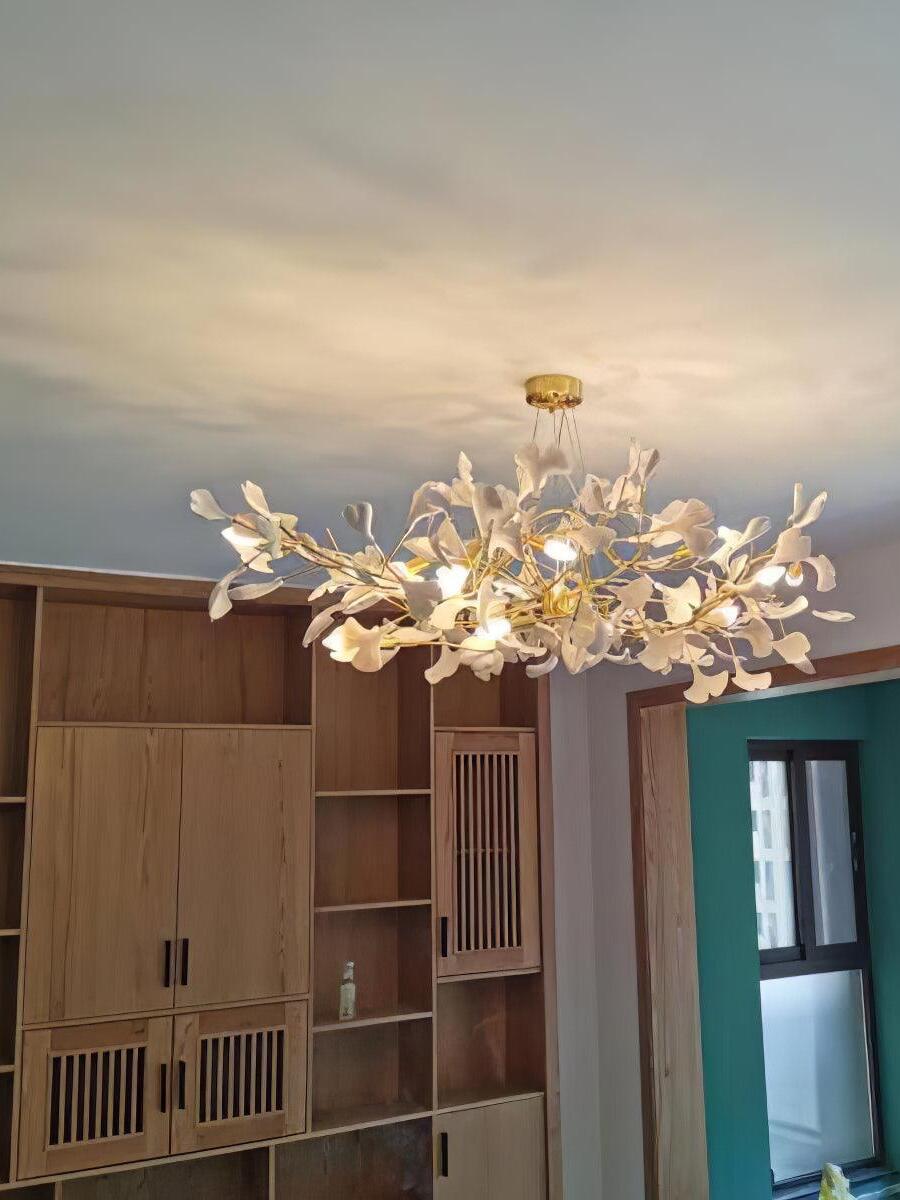 Gingko Chandelier B - Cueteks