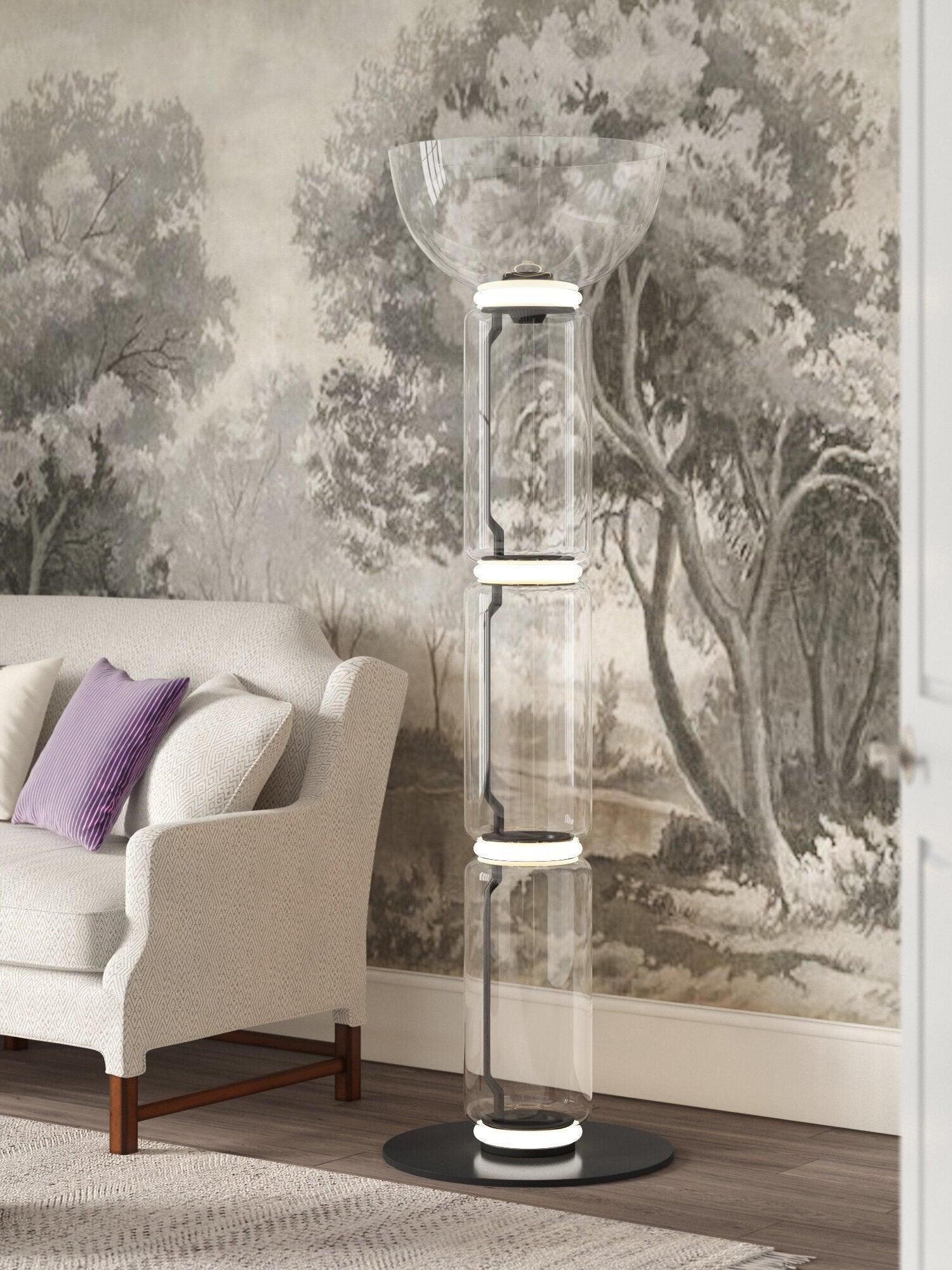 Exquisite Noctambule Metal Table & Floor Lamp - Cueteks