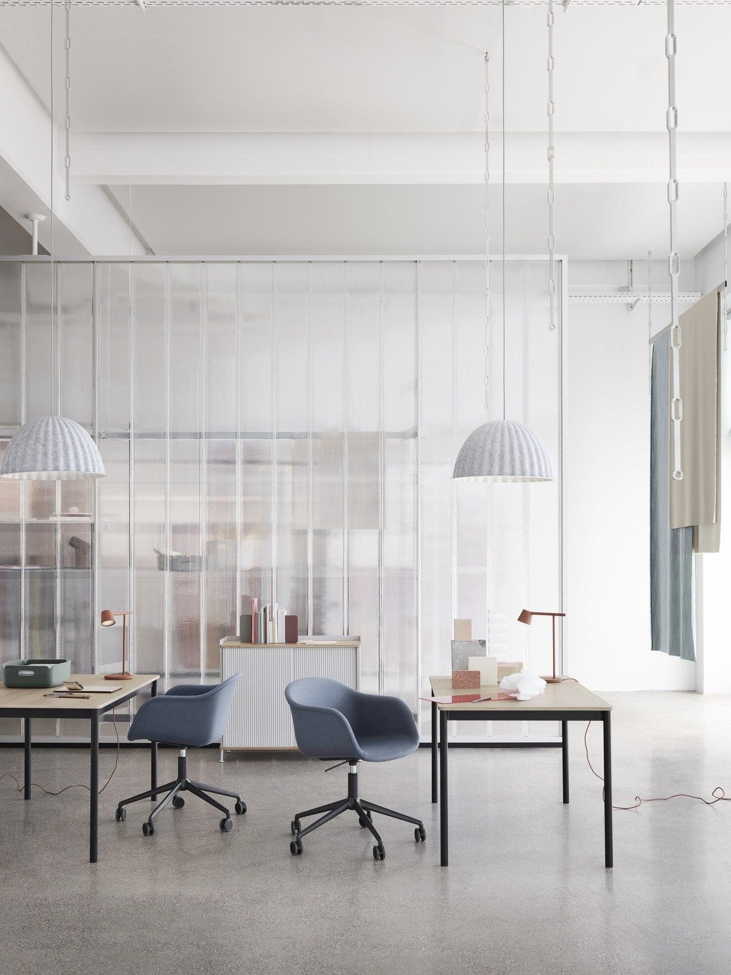 Modern Under The Bell Ribbed Pendant Lamp - Cueteks