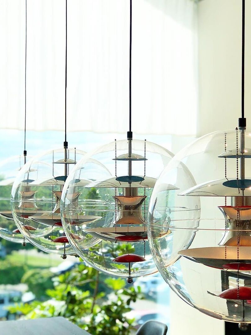 Modern Metal VP Globe Suspension for Living Room - Cueteks