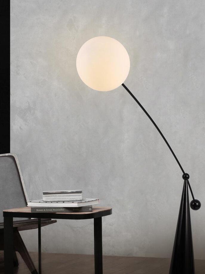 Opal Arc Floor Lamp - Cueteks