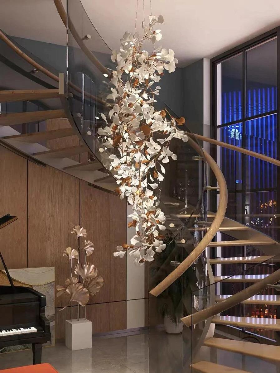 Gingko Chandelier F - Cueteks