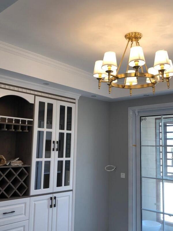 Antique Brass Chandelier - Cueteks