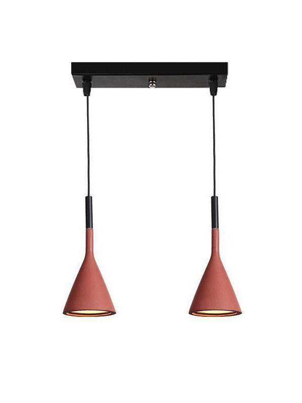 Industrial Tapered Conical Concrete Pendant Light - Cueteks