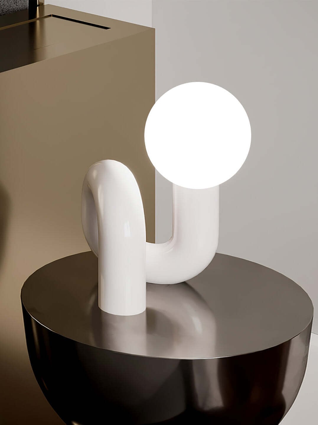 Delicate Neotenic Glass Bedroom Table Lamp  - Cueteks