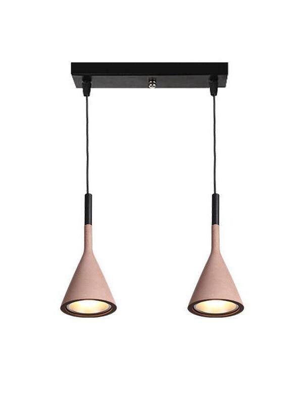 Industrial Tapered Conical Concrete Pendant Light - Cueteks