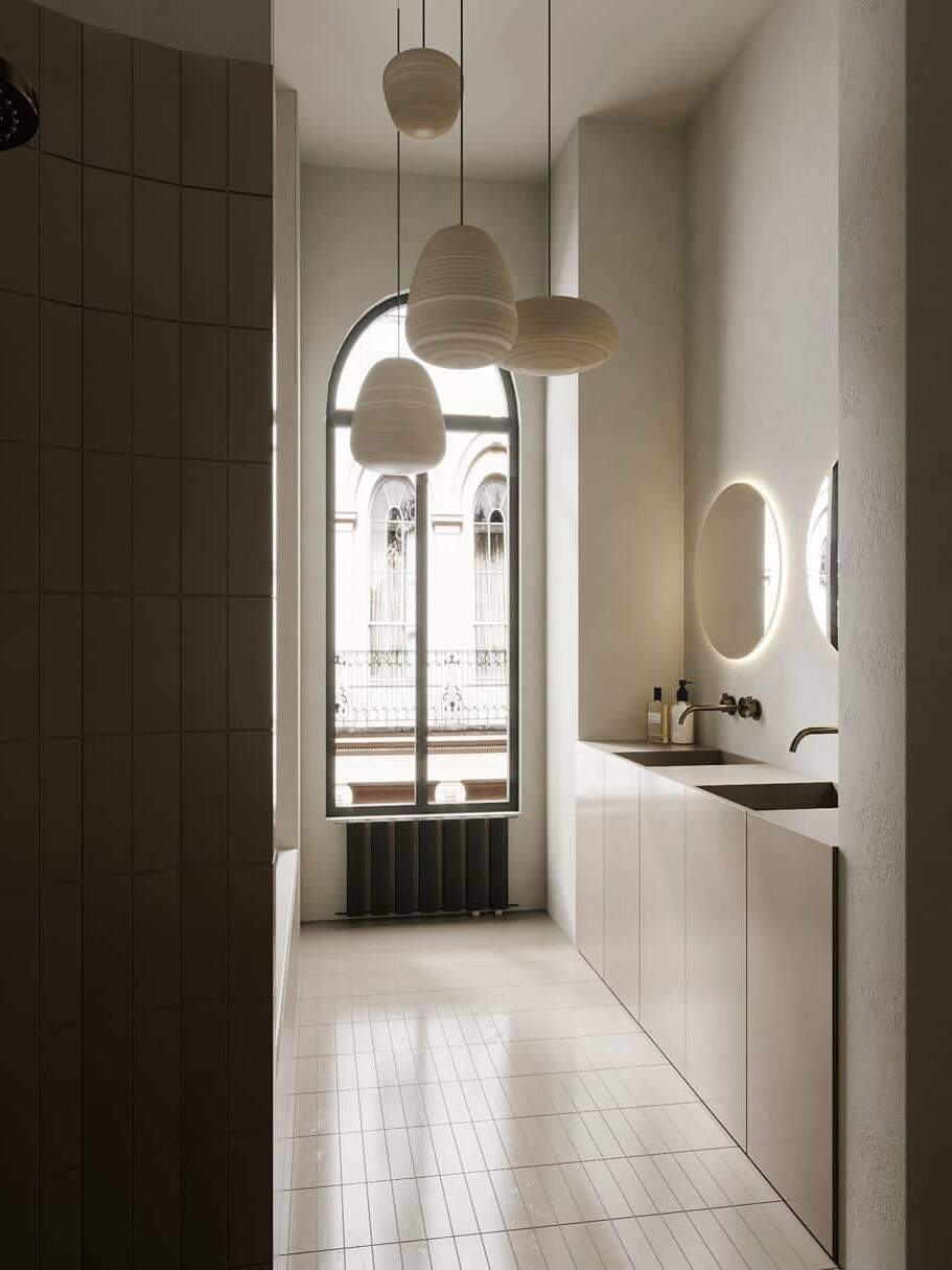 Modern Metal Rituals Pendant Light for Restaurant - Cueteks
