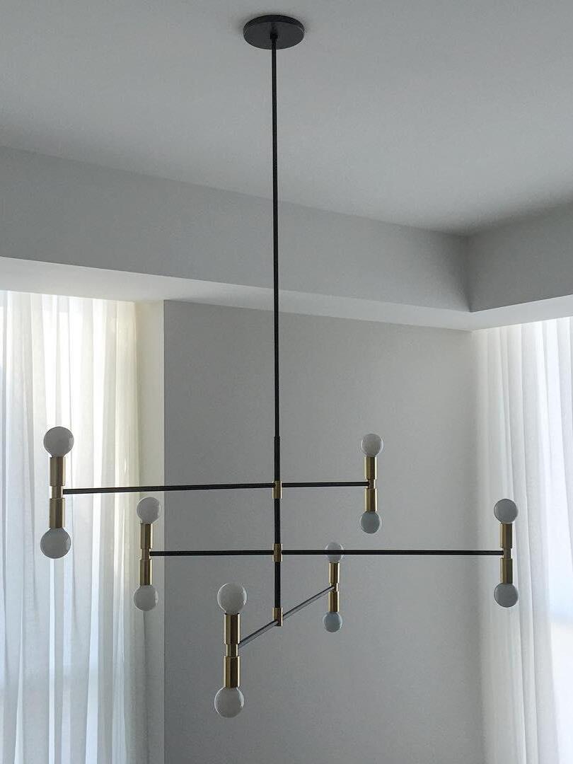 Industrial Atomium Multi Heads Chandelier - Cueteks