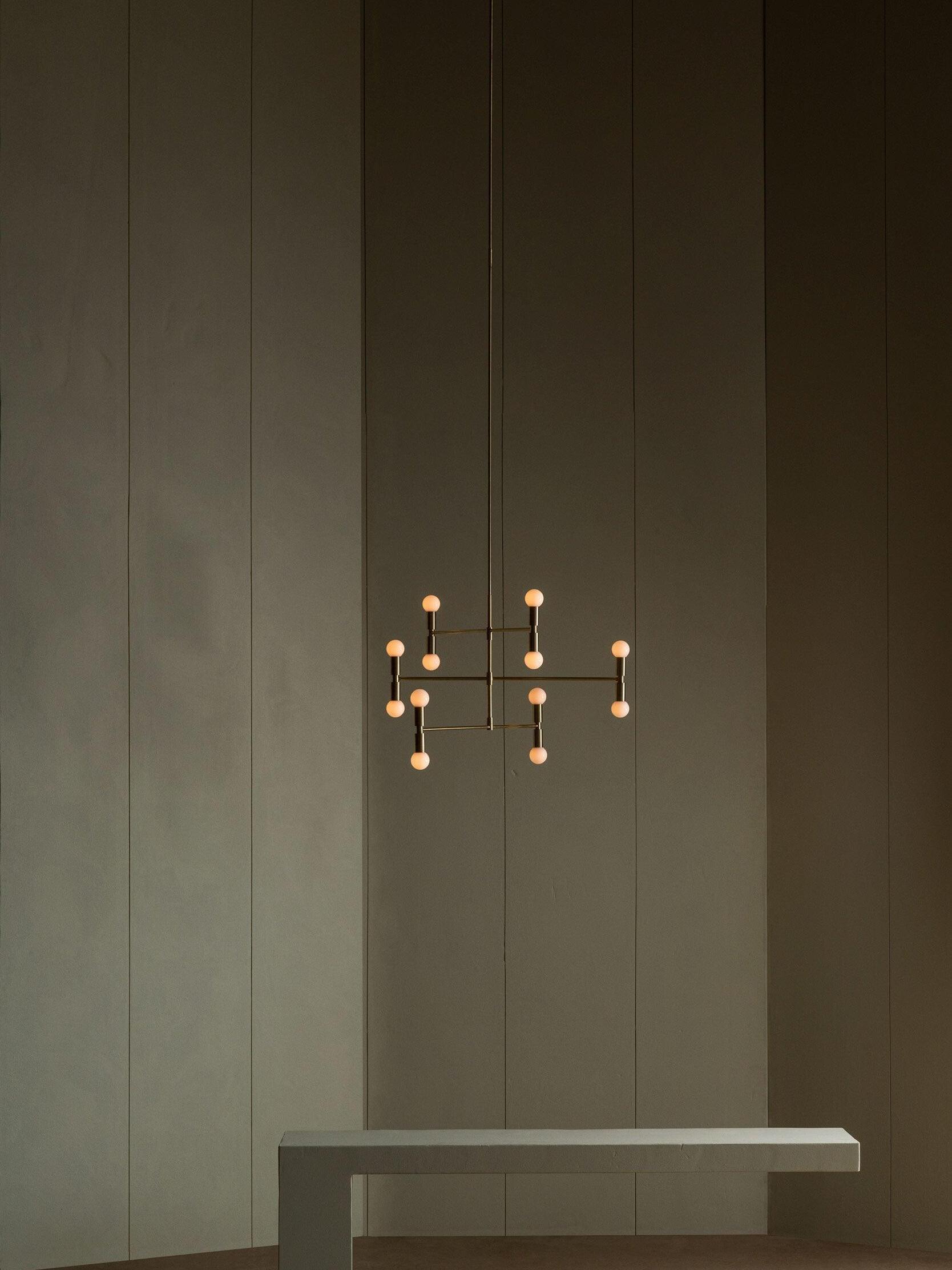 Industrial Atomium Multi Heads Chandelier - Cueteks
