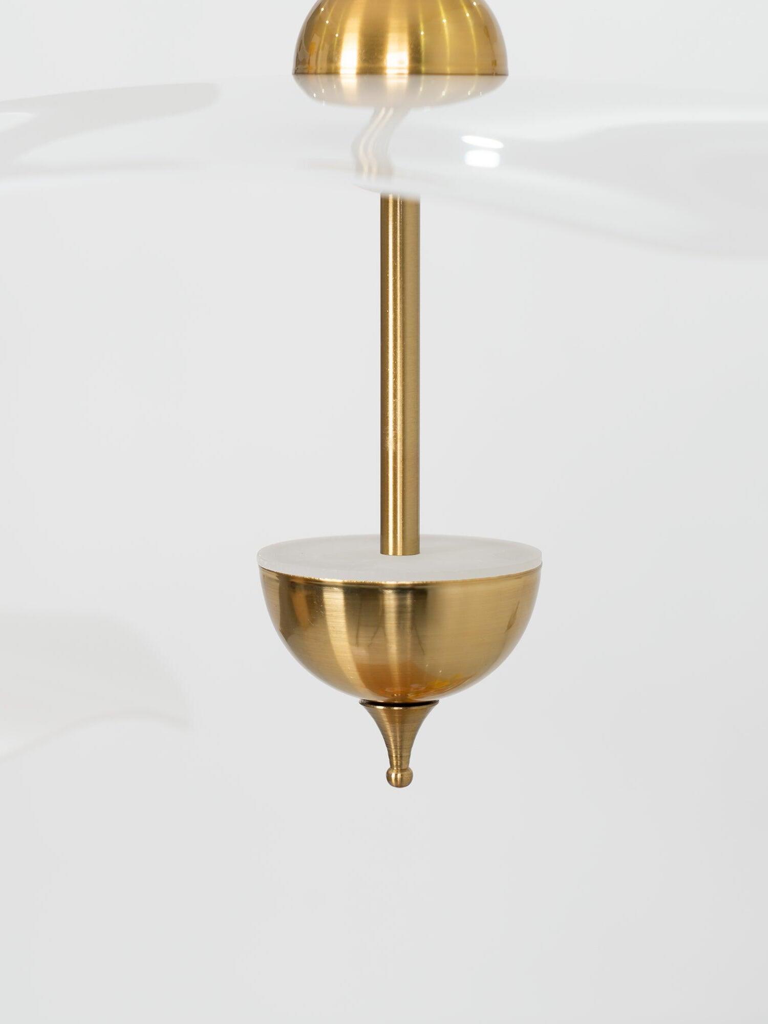 Envolee Double Biscuit Pendant Light - Cueteks