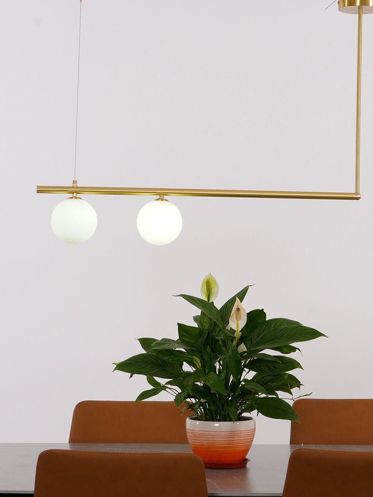 Multi-layer Rod Satellite Ball Ceiling Light - Cueteks