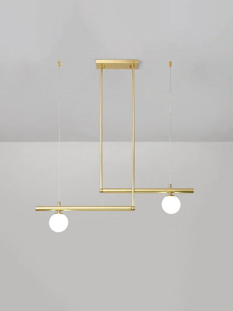 Multi-layer Rod Satellite Ball Ceiling Light - Cueteks