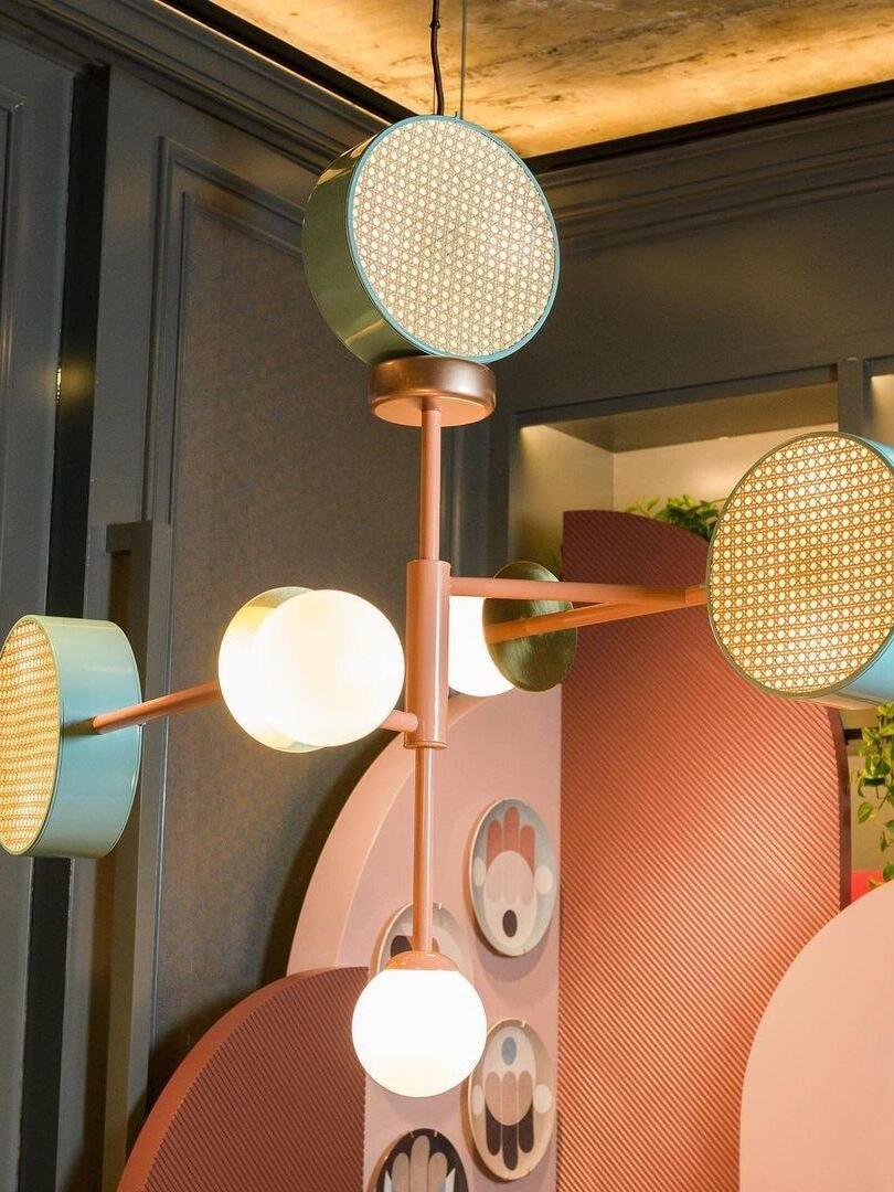 Monaco Artistic Geometric Suspension Light - Cueteks