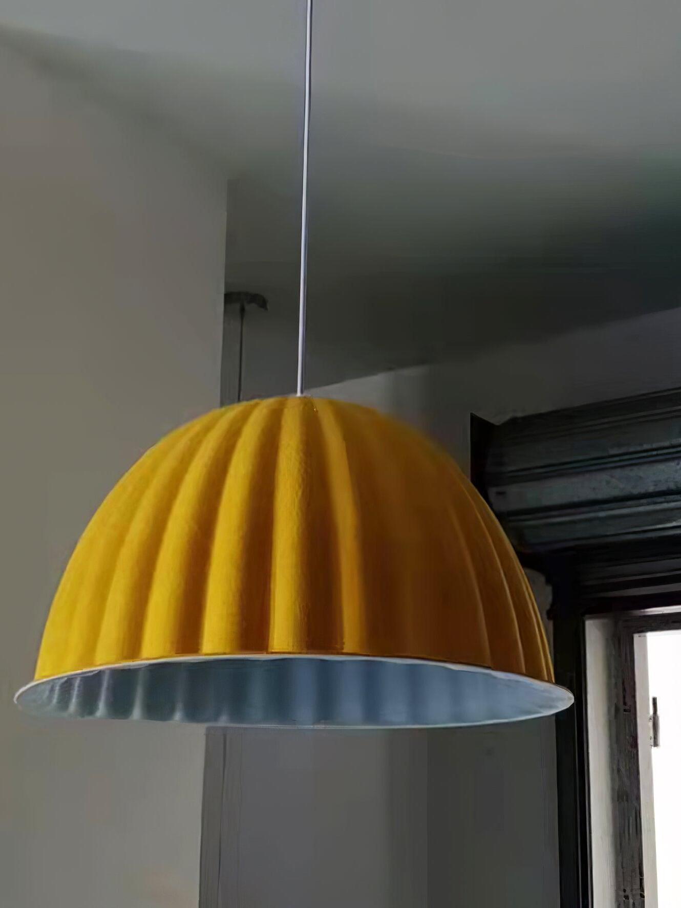 Modern Under The Bell Ribbed Pendant Lamp - Cueteks