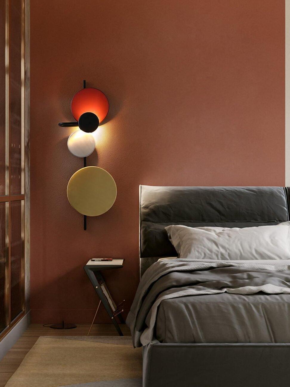 Macaroon Planet Disc Creative Wall Lamp - Cueteks