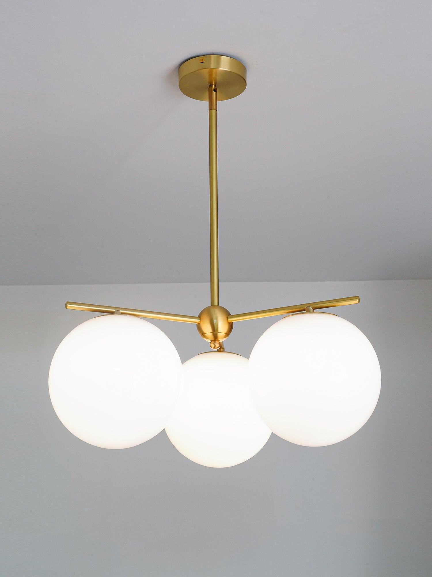 Sphere & Stem Chandelier - Cueteks