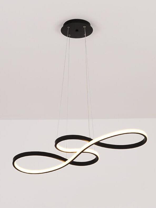Modern Wavy Line Note Acrylic Pendant Lamp - Cueteks