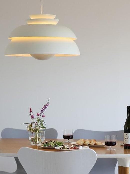 Irregular White Multi-layer Concert Pendant Lamp - Cueteks