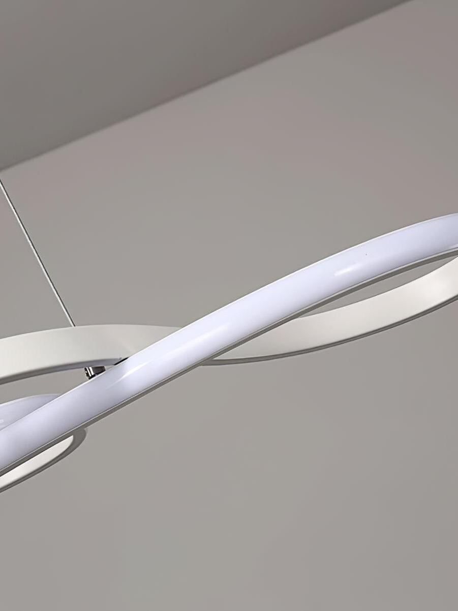 Modern Wavy Line Note Acrylic Pendant Lamp - Cueteks