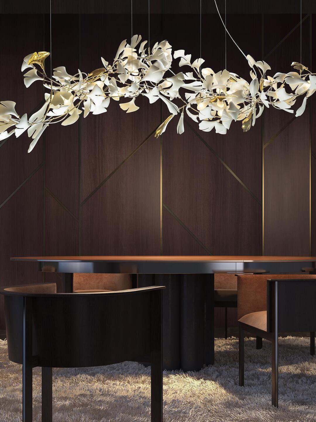 Gingko Chandelier A - Cueteks