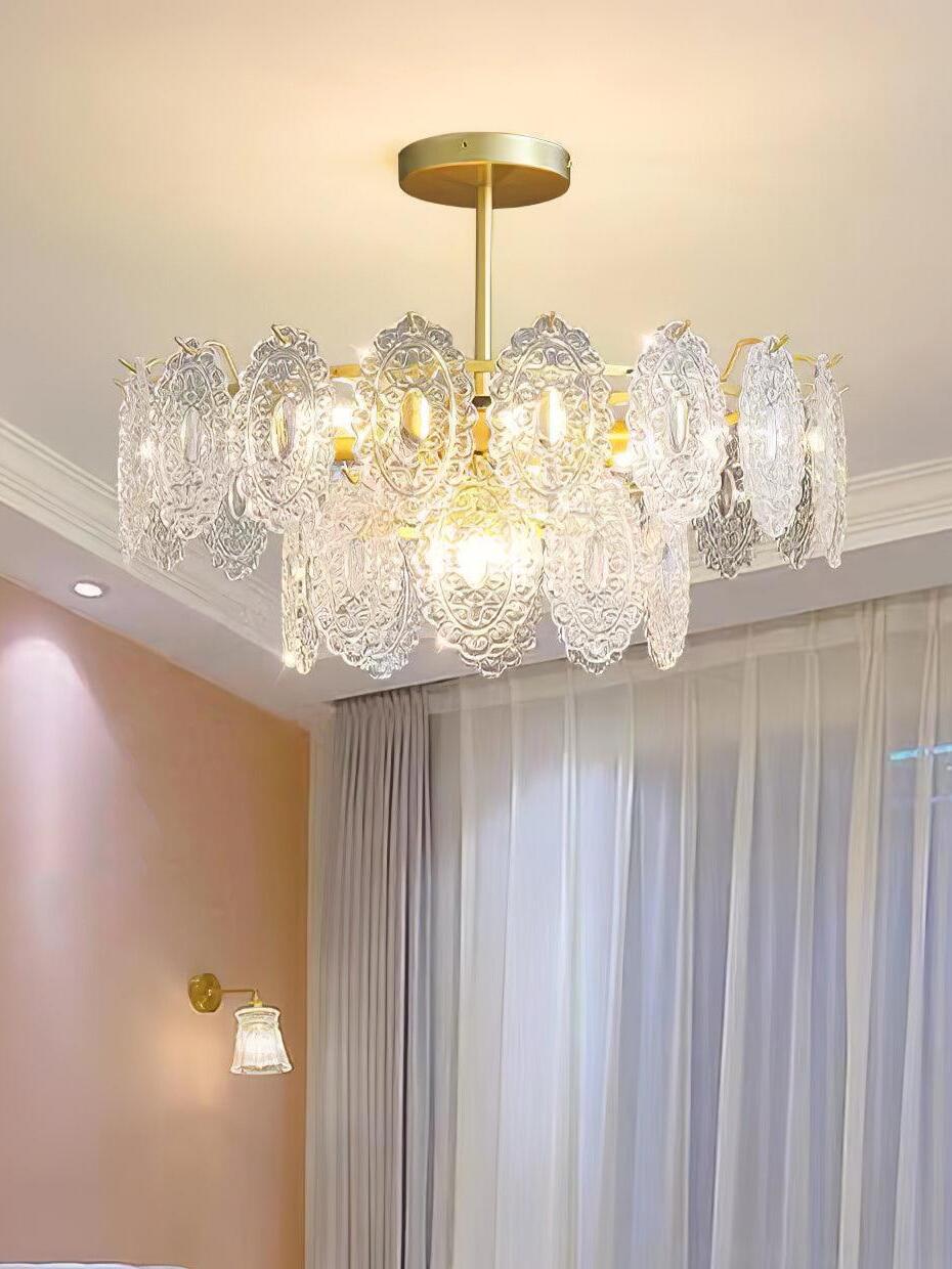 Wave Glass Chandelier - Cueteks